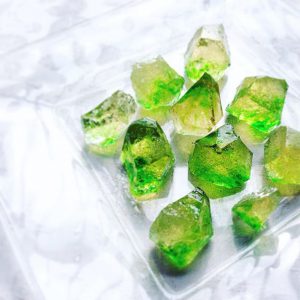 「玉露リキュール」の琥珀糖 – Kohaku Jelly-Candy of green tea liquor