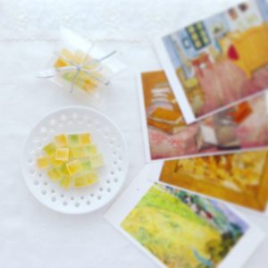 Sunflowers jelly - candy / Vincent van Gogh / Edible Art