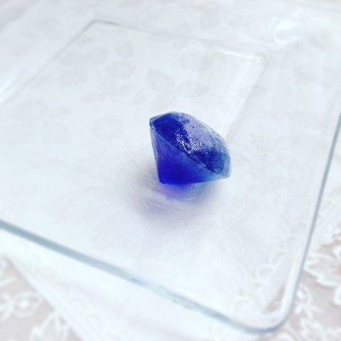 誕生石サファイアの琥珀糖 Birthstone of September, SAPPHIRE Kohaku jelly-candy