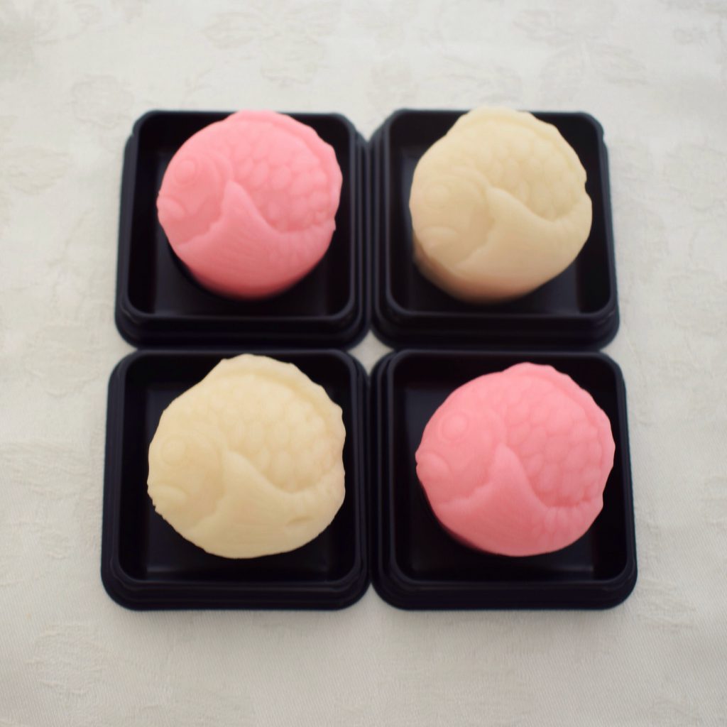 紅白祝鯛 ねりきり製 オーダーメイドJapanese sweets Wagashi online shop USA wagashi studio