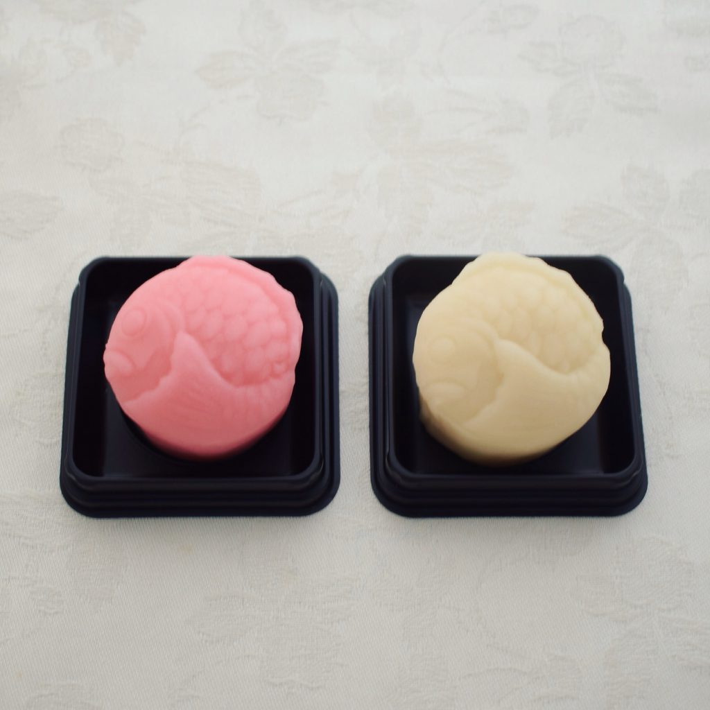紅白祝鯛 ねりきり製 オーダーメイドJapanese sweets Wagashi online shop USA wagashi studio