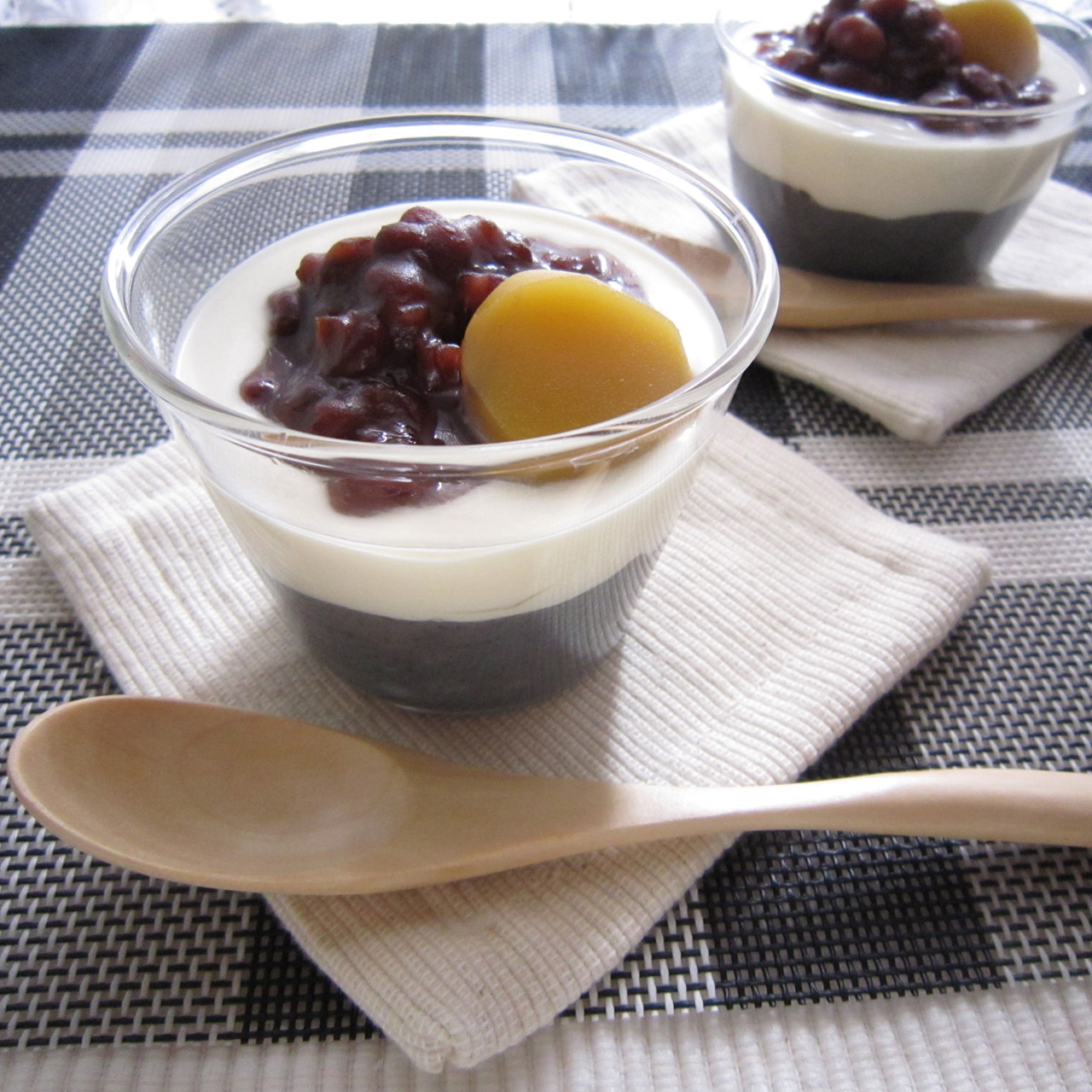 Black Sesami Craeam Pudding W