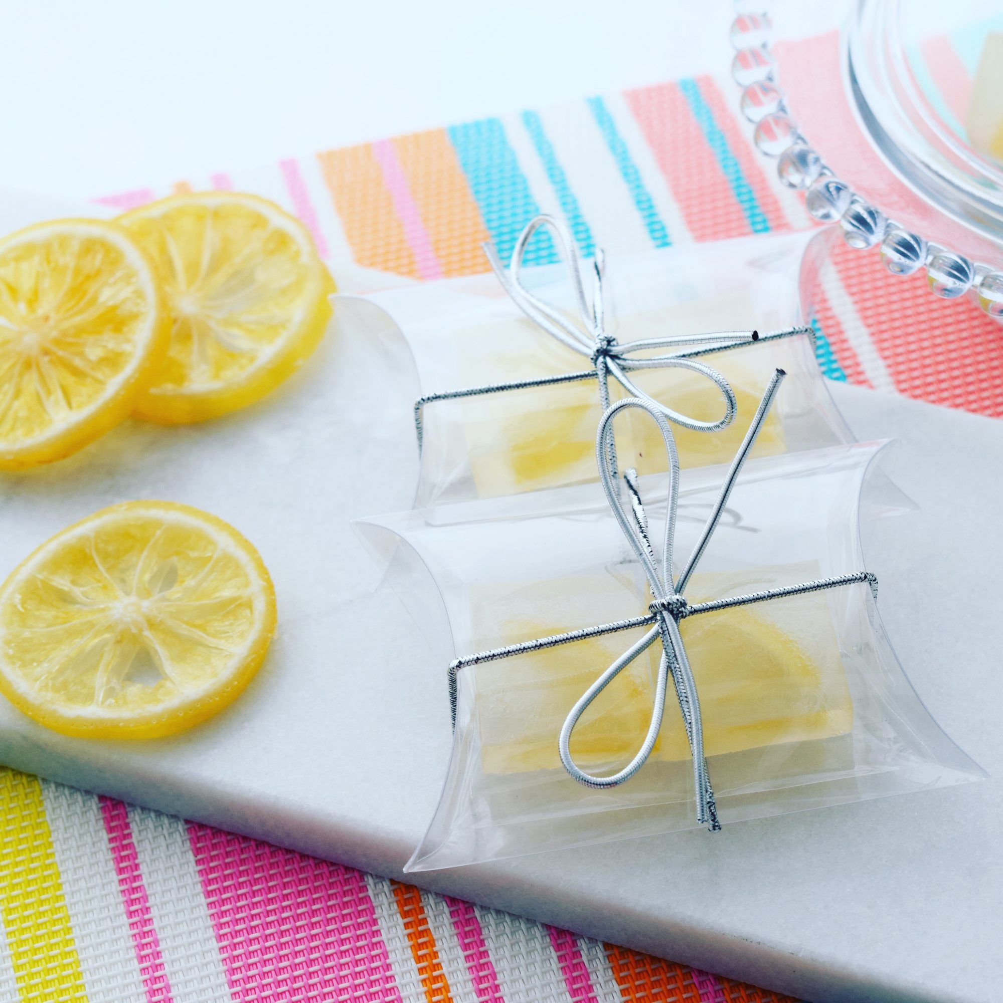 Kohakutou Slices Lemon スライスレモンの琥珀糖