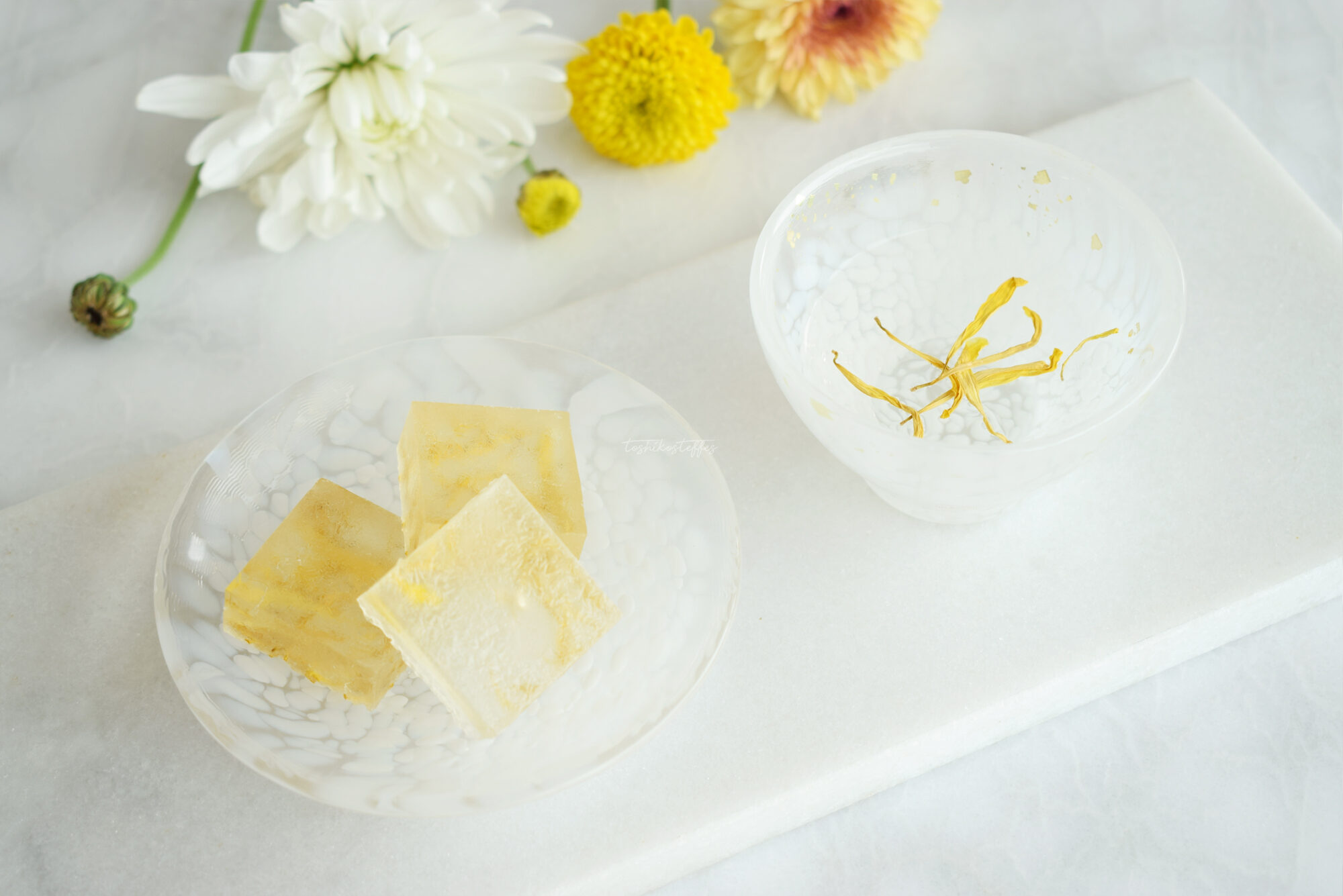 金糸皇菊の琥珀糖