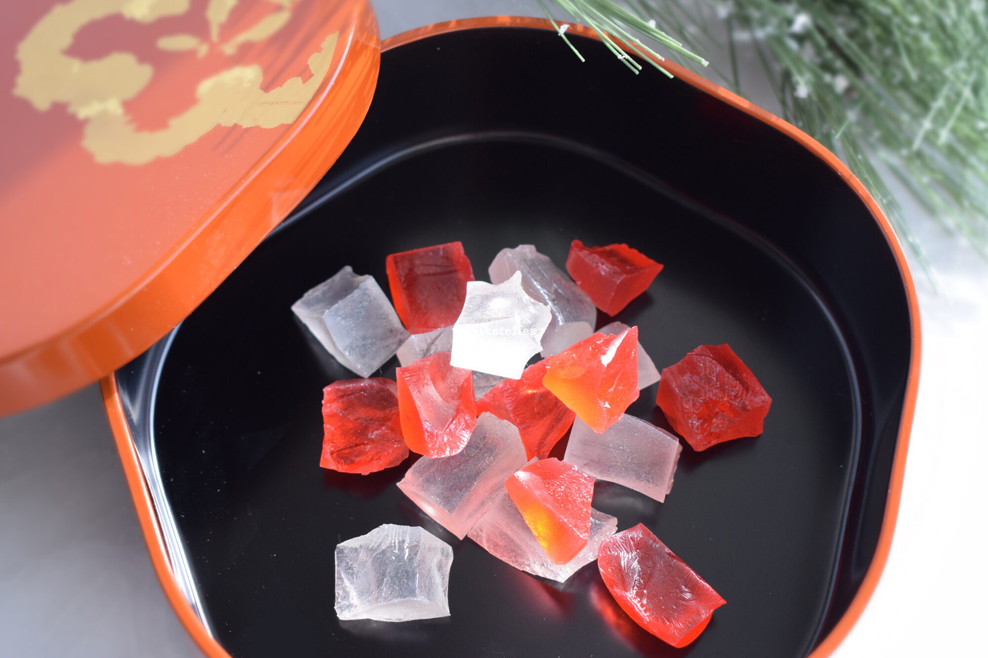 花ごおり　琥珀糖