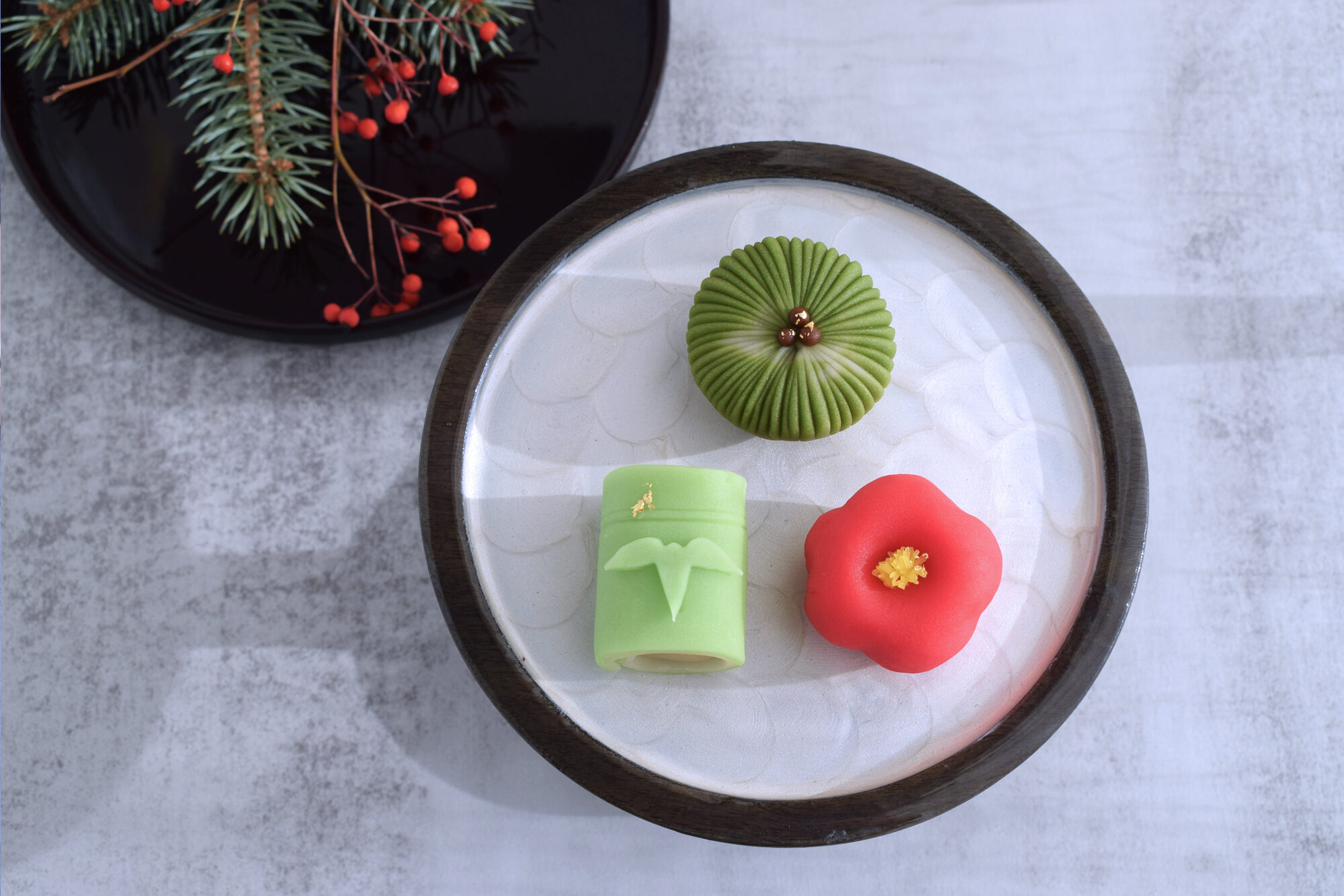 練り切り　松竹梅