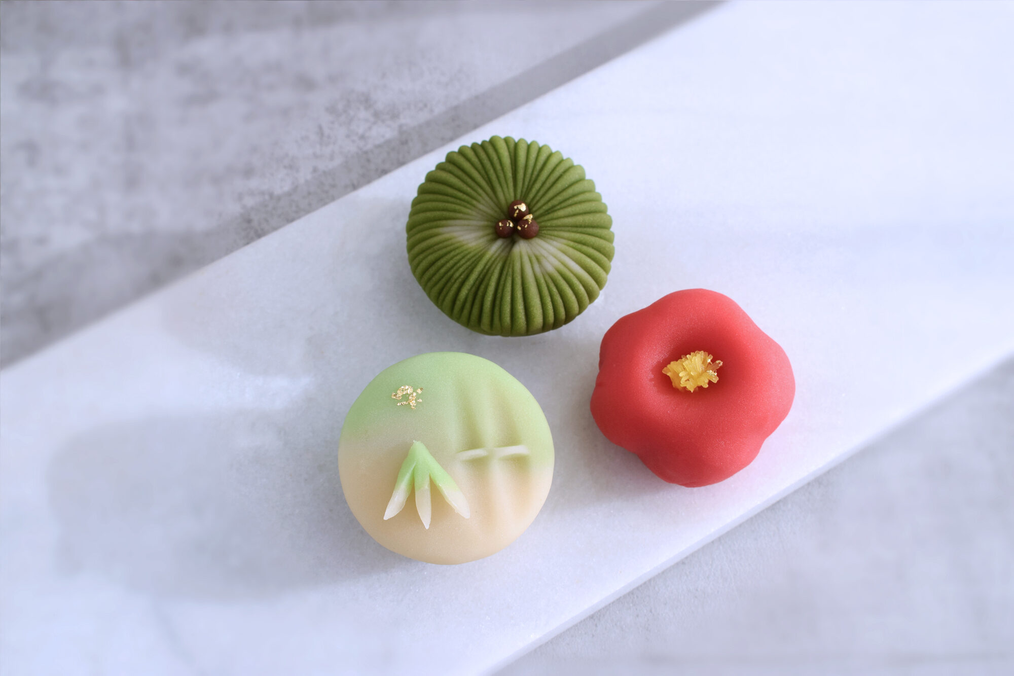 練り切り　松竹梅